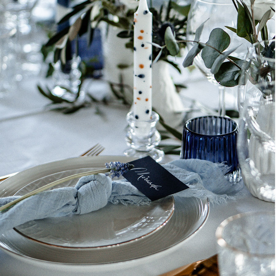 Yesrentals-servetten-blauw Deze linnen servet lichtblauw is perfect om jouw dinertafel helemaal af te stylen